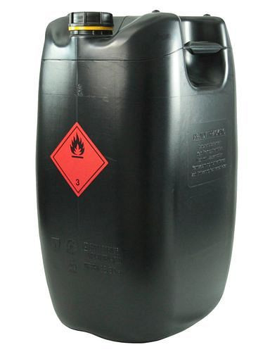 DENIOS Kunststoffkanister aus Polyethylen (PE), ableitfähig, 60 Liter Volumen, schwarz, 129121