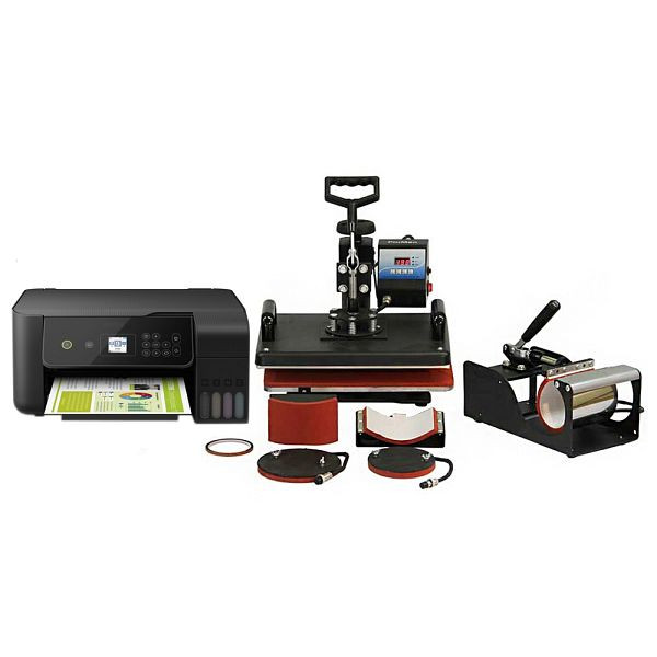 PixMax 5-in-1 Kombi Transferpresse mit Drucker, 9136