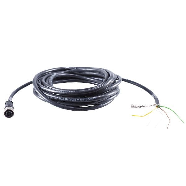 JUMO Anschlussleitung mit gerader Buchse, 4 polig, 5 Meter PVC-Kabel, 00512341