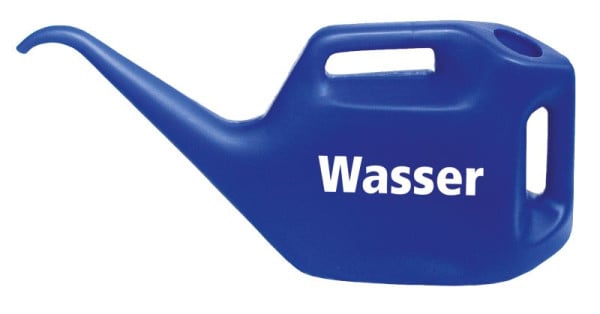 Busching Kühlwasserkanne, ultramarinblau RAL5002, mit Wasser-Logo RAL9001 Motiv-711.370, 100832