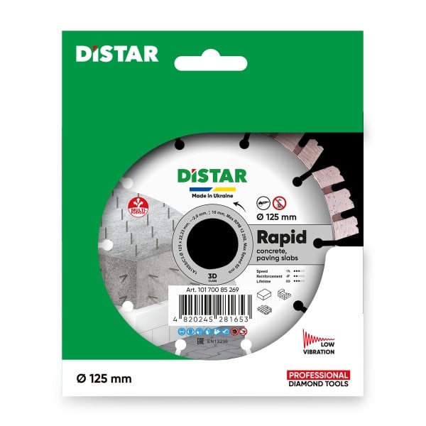 Distar Diamanttrennscheibe 1A1RSS 125 Rapid, 10170085269