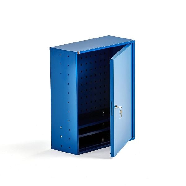 AJ Kleinteileschrank SERVE mit Werkzeugpaneel, blau, 22085