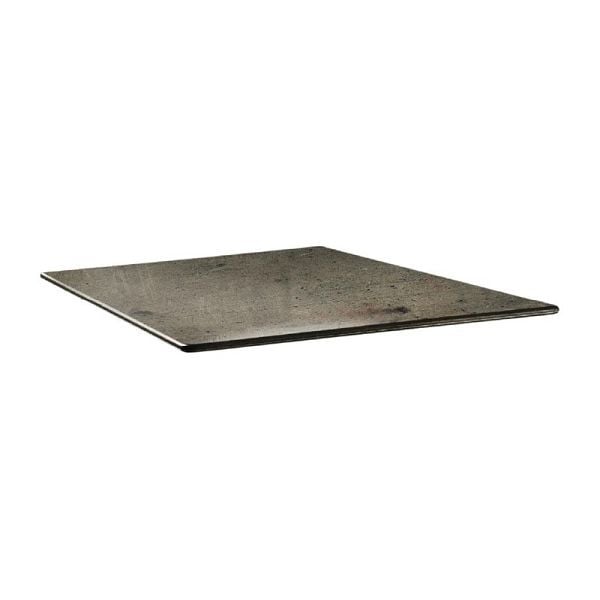 Topalit Smartline quadratische Tischplatte Beton 70cm, DR992