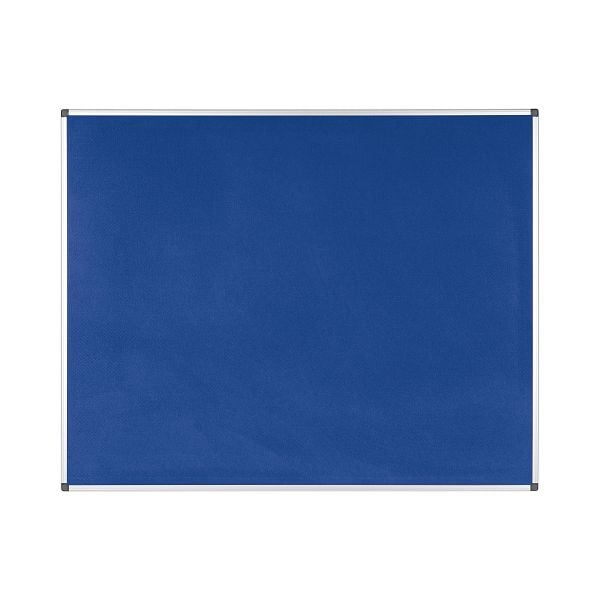 Bi-Office Maya Filztafel Blau mit Aluminiumrahmen 150x120cm, FA1243170