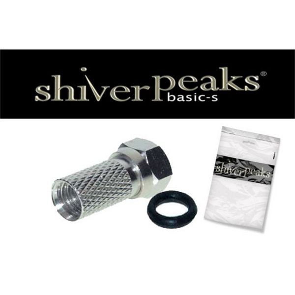 shiverpeaks BASIC-S, F-Stecker 7,2, mit Dichtungsring, mit großer Mutter, BS85010-R