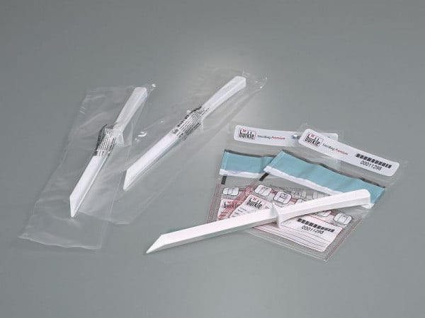 Bürkle SteriPlast Kit – steriles Probenahmeset, Ausführung: Spatel & Beutel, VE: 10 Stück, 5378-8009