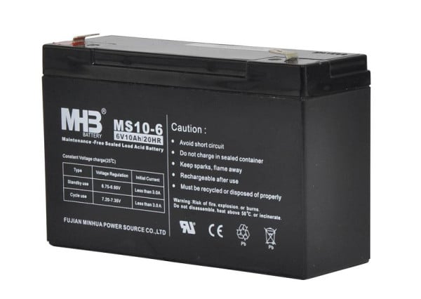 Gallagher Batterie 6V 10Ah S40, 000459