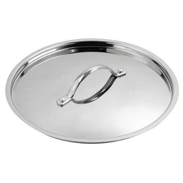 Vogue Tri Wall Edelstahl-Deckel 24cm, Y425