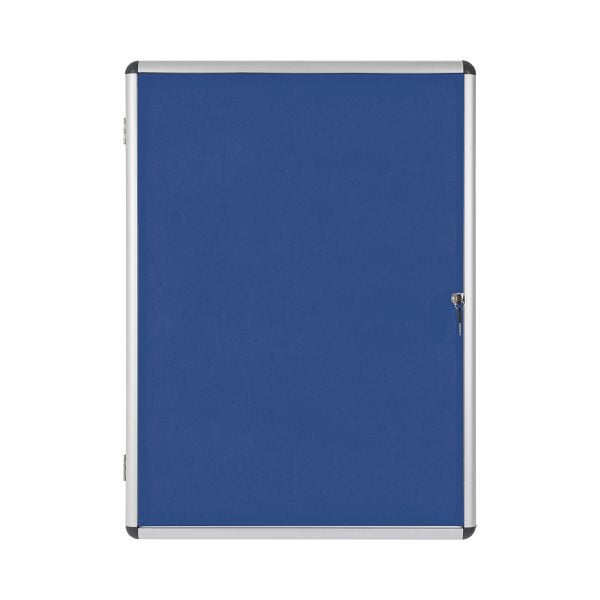 Bi-Office Indoor-Schaukasten Blauer Filz 9xA4, VT630107150