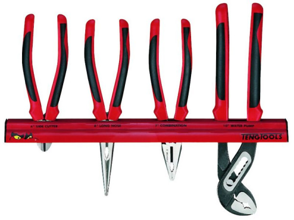 Teng Tools Zangen-Set, Wandhalterung, 4 Teile, WRMB04