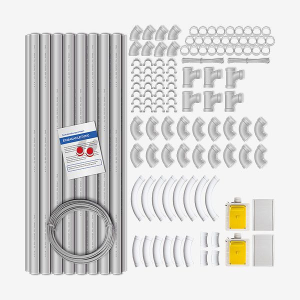 HKW RETRAFLEX - Einbau-Set für 2 Saugdosen, 30270