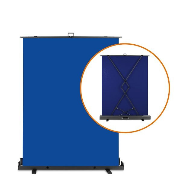 Walimex pro Roll-up Panel Hintergrund blau 155x200, 1023164