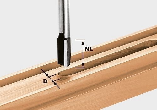 Festool Nutfräser HW S12 D24/45, 491095