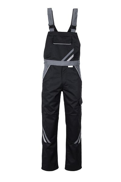 Planam Highline Latzhose, schwarz/schiefer/zink, Größe 59, 2712059