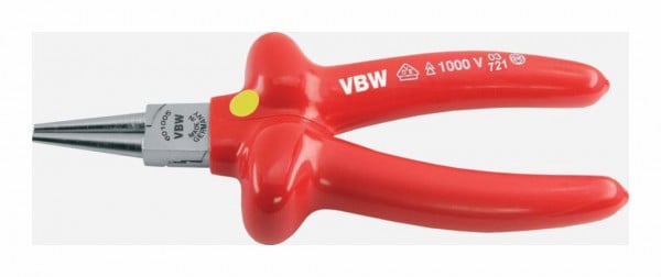 VBW VDE-Rundzange, Serie: 601-0, Abmessung: 160 mm, Gewicht [g]: 201 , 601005