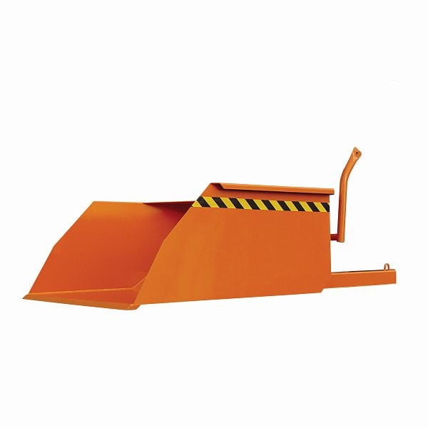 Eichinger Industrie Schaufel mit geschlossenen Stapler-Einfahrtaschen und Kranösen, 1500 kg, 300 Liter reinorange, 20620400000000