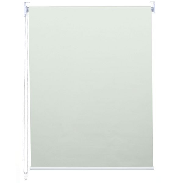 Mendler Rollo HWC-D52, Fensterrollo Seitenzugrollo Jalousie, 40x160cm Sonnenschutz Verdunkelung blickdicht, creme, 63260