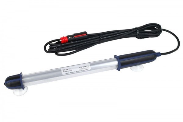 ProGlass UV-Handleuchte 8 W (12V) mit Stecker für Bordsteckdose/Zigarettenanzünder, UVA-300