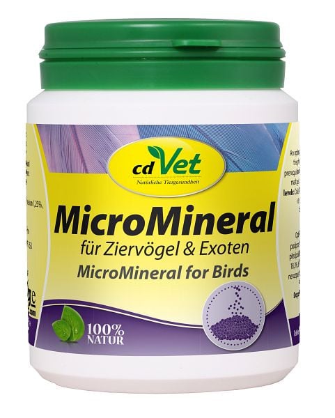 cdVet MicroMineral für Ziervögel & Exoten 150 g, 161