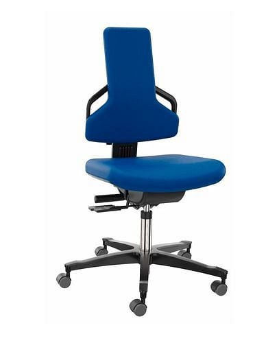 Dauphin Premium Arbeitsstuhl, Bezugsstoff blau, 266917