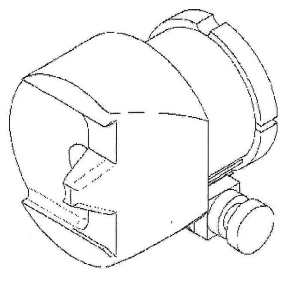 Herz Schweißschuh Micro für V-Naht 5-6mm, D-1180