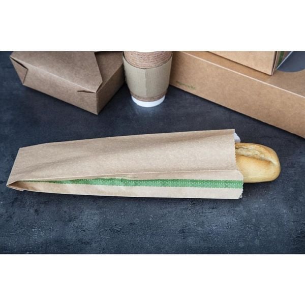 Vegware kompostierbare Wärmebeutel 356x101mm (500 Stück), FC897