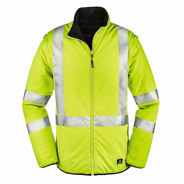 4PROTECT Warnschutz-Softshellwendejacke RENO, Größe: S, 3418-S