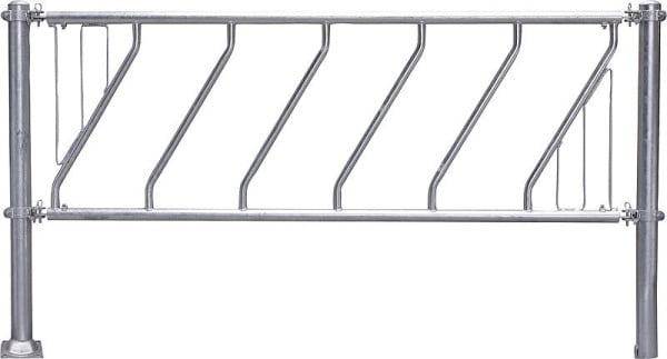 Patura Schrägfressgitter 3 m/ 5 Plätze, verzinkt, 334040