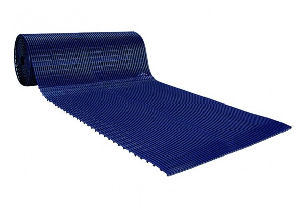 miltex Arbeitsplatzmatte, Heronrib 2000, 100 cm x max. 10 m, blau, 15463