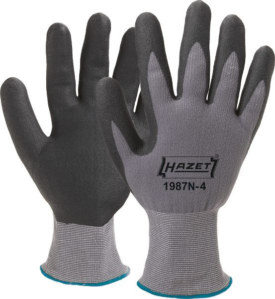 Hazet Handschuhe, Mikroschaum-Beschichtung, 1987N-4, 4000896203840