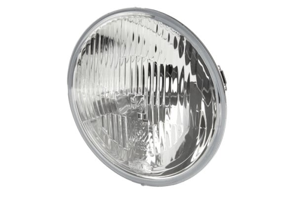 HELLA Halogen-Scheinwerfereinsatz, Hauptscheinwerfer, 12V, Einbau/Anbau, ECE-R20/ECE-R7/E4 0053, glasklar, Rundstecker, links/rechts, 1L6 002 395-021