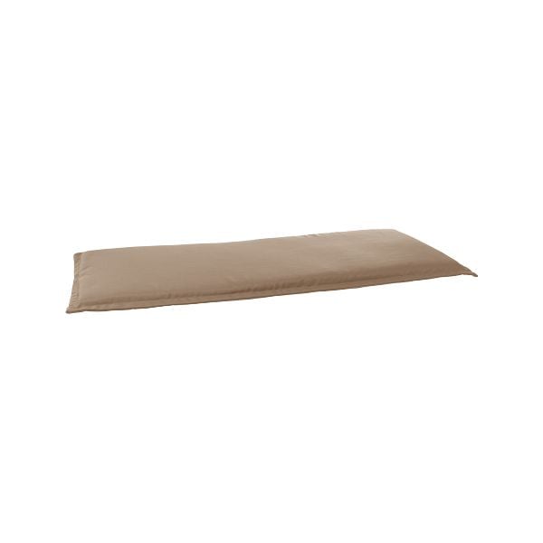 doppler 2er Bankauflage 120x45x4 cm, 846 greige, 503750846