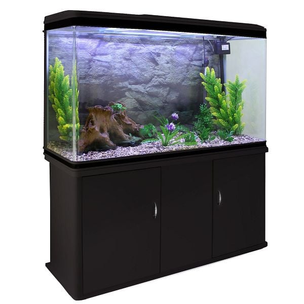 KuKoo Aquarium Starter Komplettset inkl. Zubehör & Kies-Natur, 25172