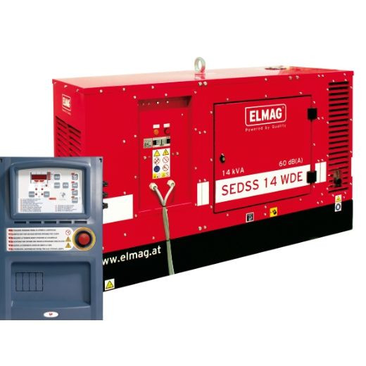 ELMAG Notstrom-Komplettpaket SEDSS 14WDE-ASS, DIESEL-Stromerzeuger mit KUBOTA D1703M Motor, 00564