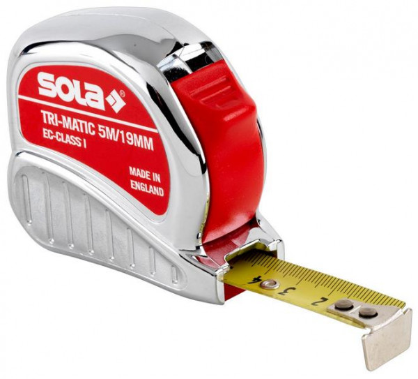 Sola Rollmeter (25 mm) Tri-Matic TM 10 m EG-Klasse 1, VE: 6 Stück, 50023501