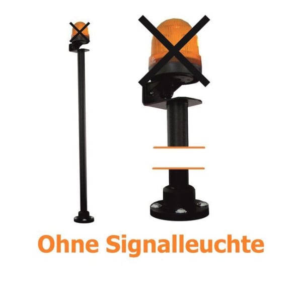 Hamma Halter für Signalleuchte, schwarz, 82040063