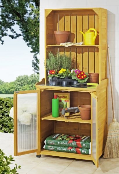 Metra Gartenschrank mit Regalaufsatz, 10161