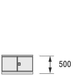 BITO Flügeltür 1000x575 RAL7035 Set, 29954