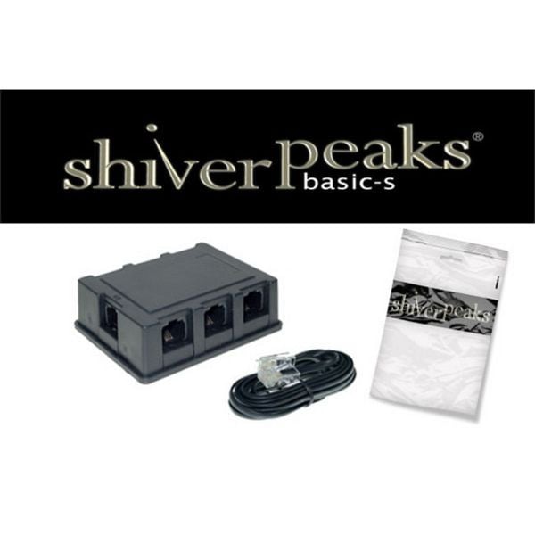 shiverpeaks BASIC-S, ISDN Verteilerbox, 6-fach, inkl. Modularanschlußkabel 8/4, 3,0m, BS71400-6SET