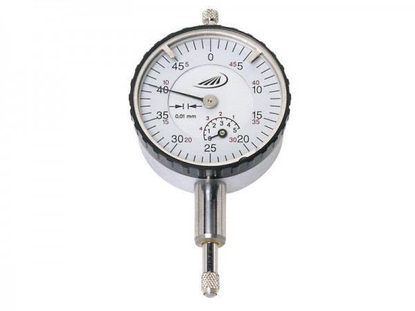 HELIOS PREISSER Klein-Messuhr ø 40 mm, stossgedämpft, Ablesung: 0,01 mm, Messspanne 5 mm, 708106