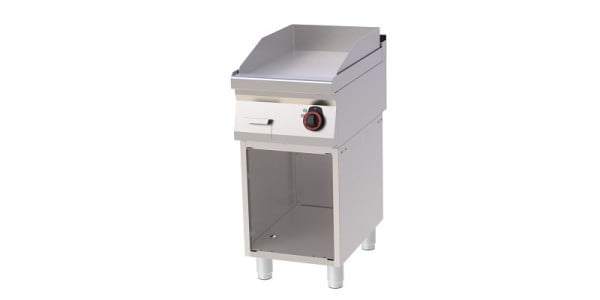 Locher Elektro-Grillplatte 400, hartverchromt, glatt, 362410