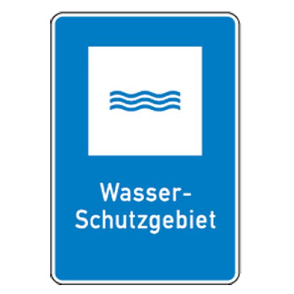 Stein HGS Natur- und Umweltschutzschild -Wasser-Schutzgebiet-, 420x315mm/nicht reflektierend, uw080006220