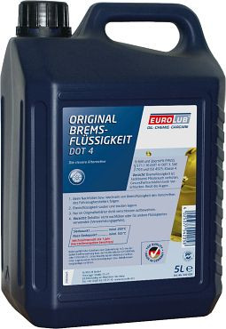 Eurolub Bremsflüssigkeit DOT4, VE: 5 L, 542005