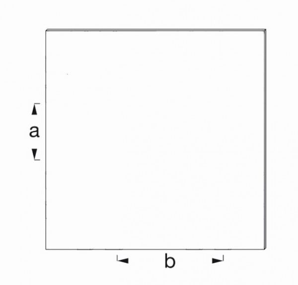 Vormann Alu Rauhputzblech 250 x 500 x 0,8 blank, 056125050AN