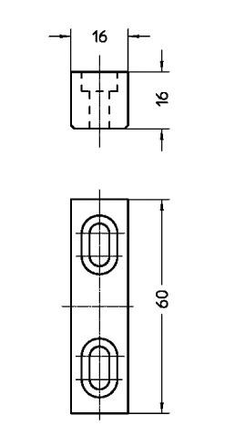 HELIOS PREISSER Anschlag Quader, Paar, 739121