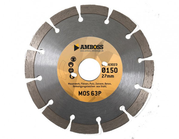 Amboss Werkzeuge MOS 63P Diamant Trennscheibe 170 x 2.2 x 27, 862-63028