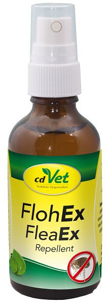 cdVet FlohEx 50ml, Länge: 3,6 cm, Breite: 3,6 cm, Höhe: 12,4 cm, 1191