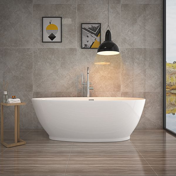 HOME DELUXE Freistehende Badewanne DELIA, 49528