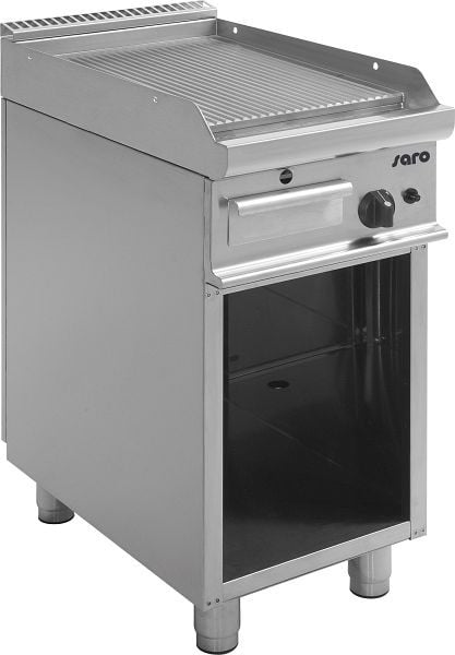 Saro Gas-Griddleplatte mit offenem Unterbau Modell E7/KTG1BAR, 423-1190