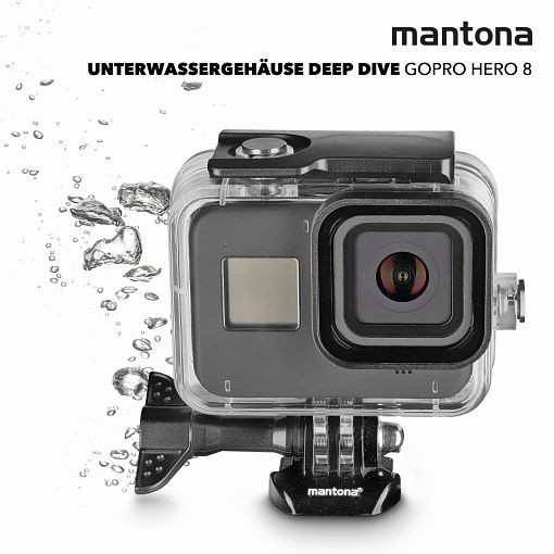 Mantona Unterwassergehäuse Deep Dive GoPro Hero 8, 22979